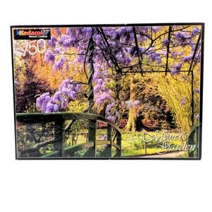 Kodacolor 750-Piece Jigsaw Puzzle Monet's Bamboo Garden 18.9x26.7 in New Sealed